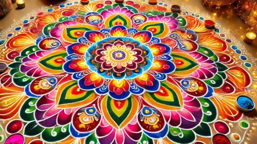 New Year Rangoli | Unique New Year Rangoli Designs to Brighten 2025